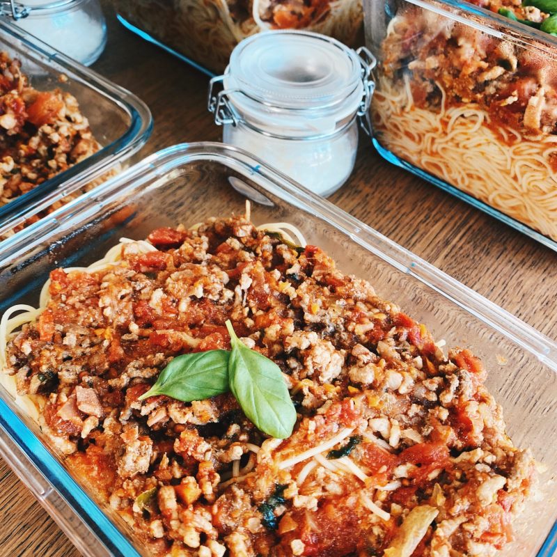 capellini bolognaise