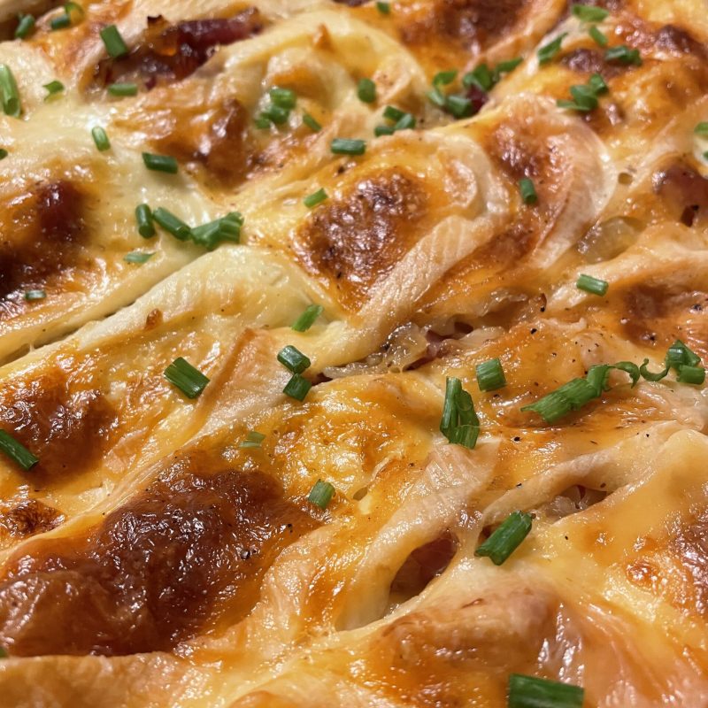 cannelloni aux poireaux et fromage à tartiflette