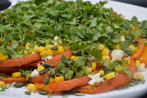 salade de potiron grillé