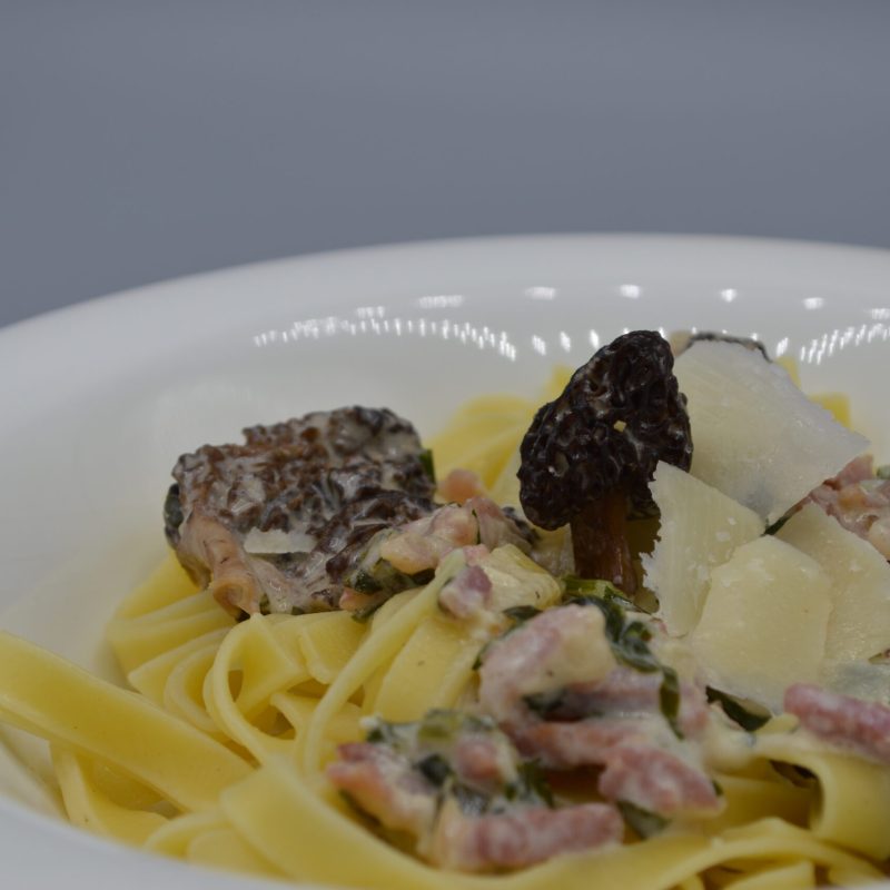 tagliatelles aux morilles