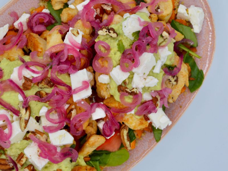 salade de patate douce aux épices mexicains